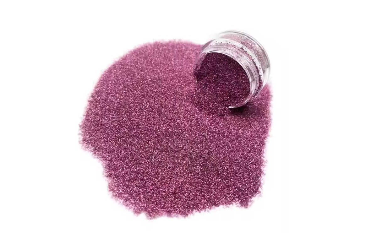 Colorful glitter for crafts