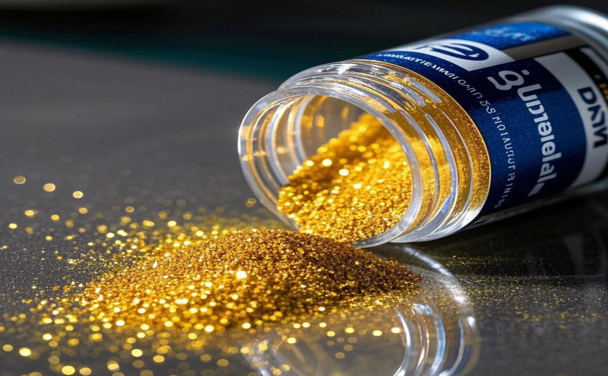 glitter set for Christmas decorations