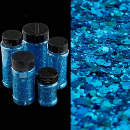 blue eco friendly glitter powder
