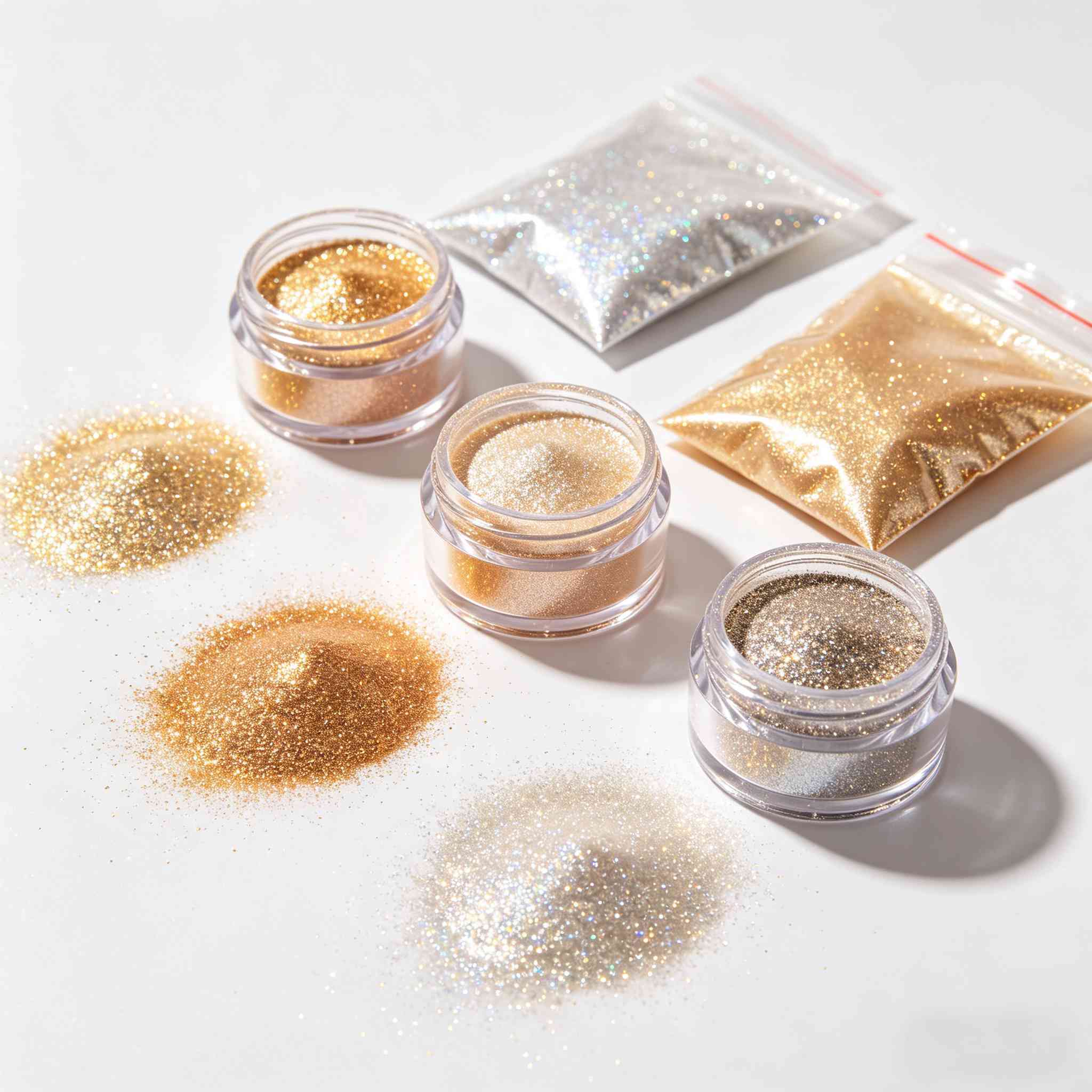 pinecone coating decorative glitter powder various colors