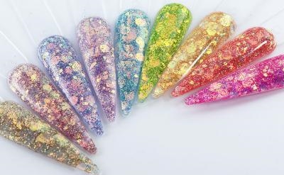 premium nail glitter powder effects