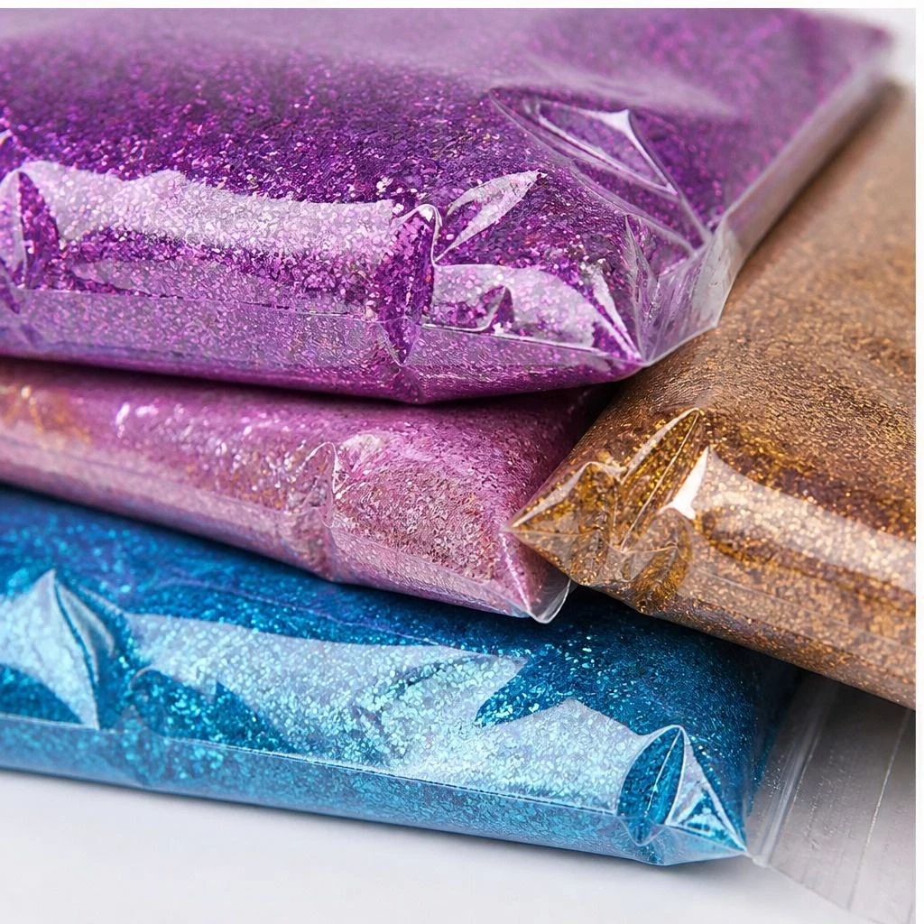 Holographic fine glitter · 1kg / 2oz shaker jar