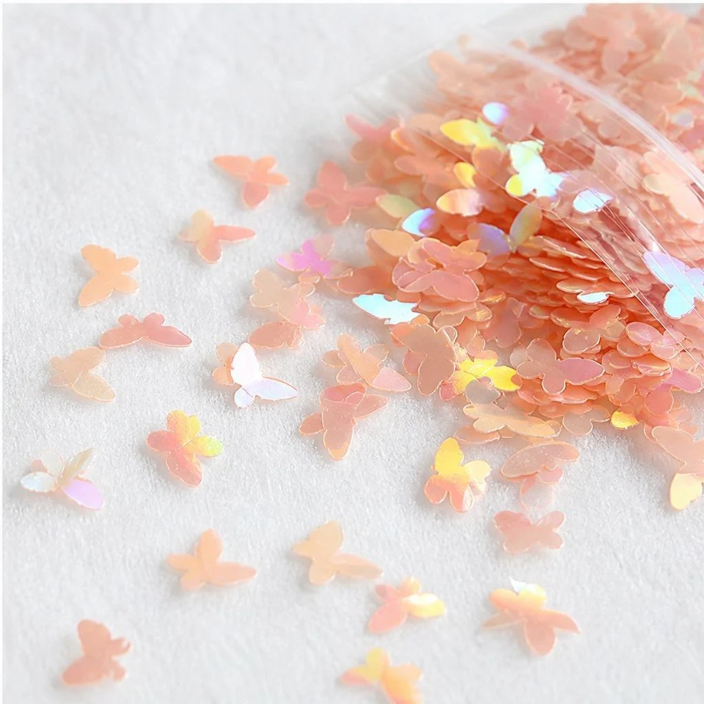Holographic butterfly glitter