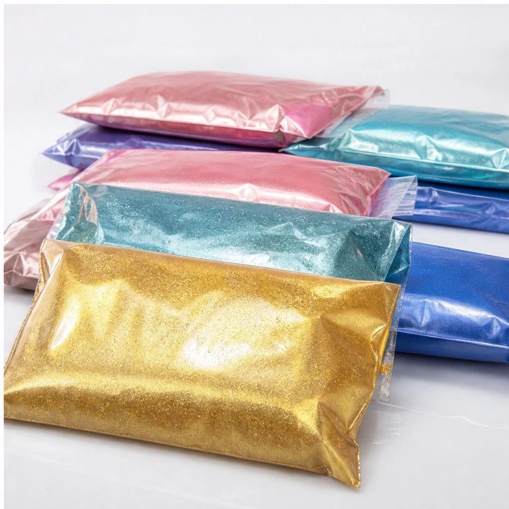 Pearlescent mica pigment