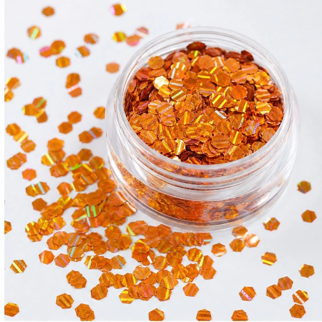 Holographic shaped glitter