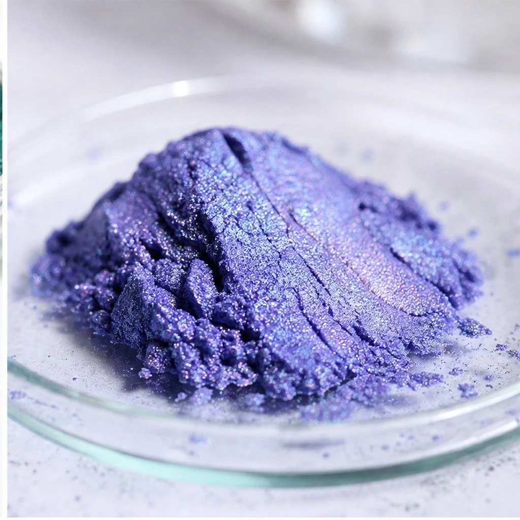 Pearlescent mica pigment