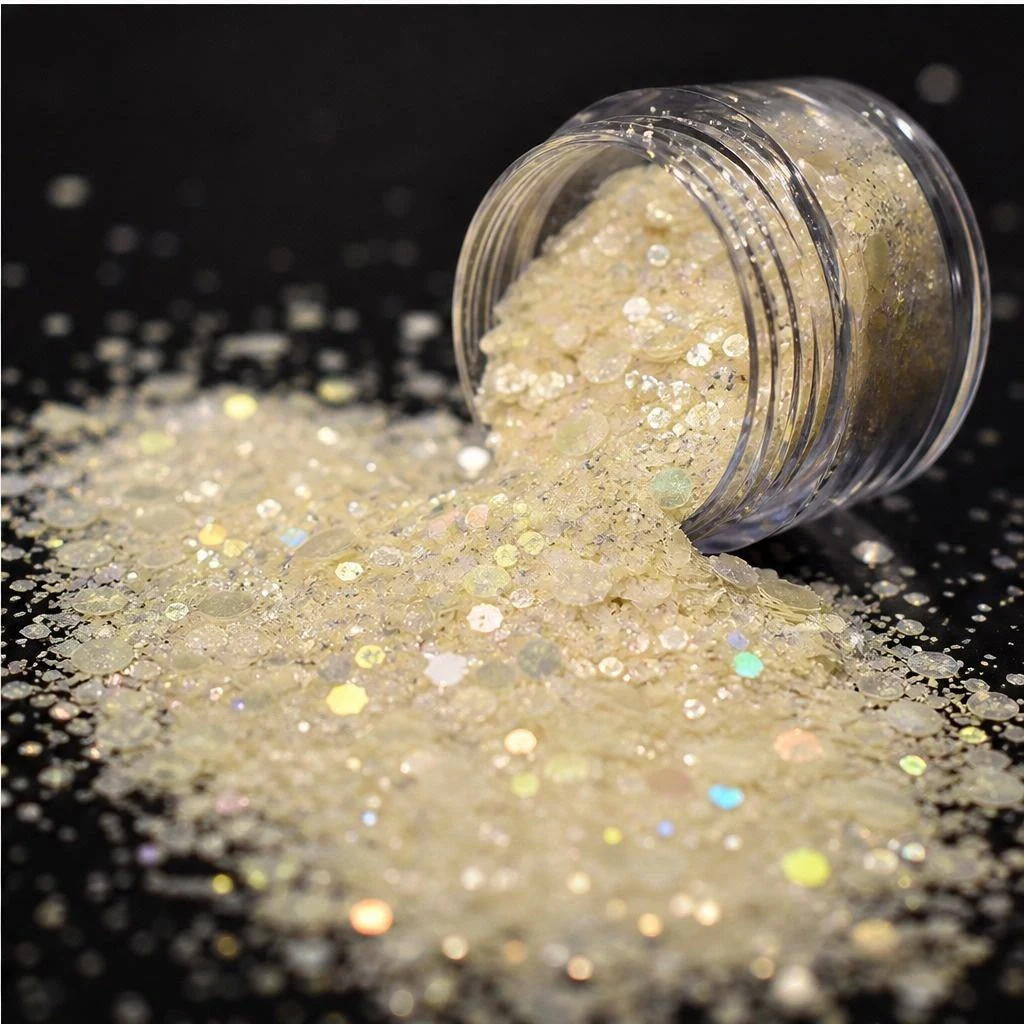 Holographic chunky glitter mix