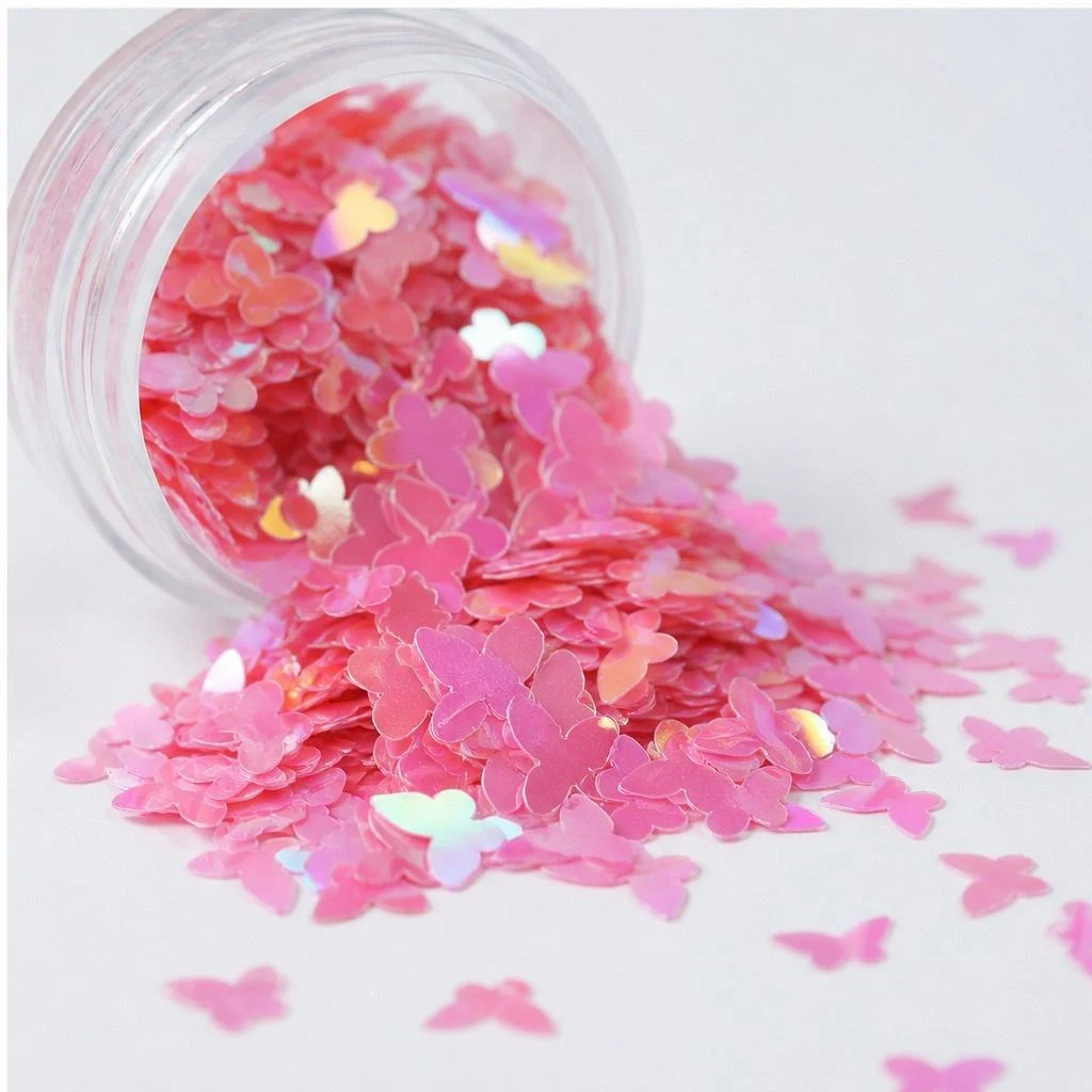 Holographic butterfly glitter