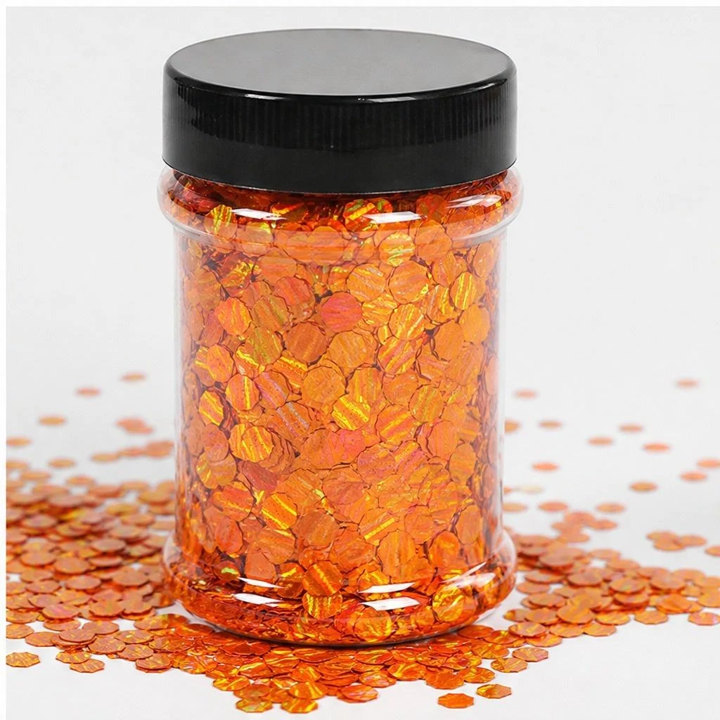Holographic shaped glitter