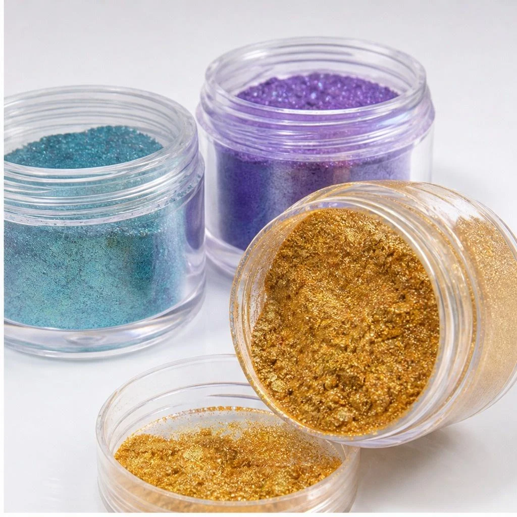 Pearlescent mica pigment