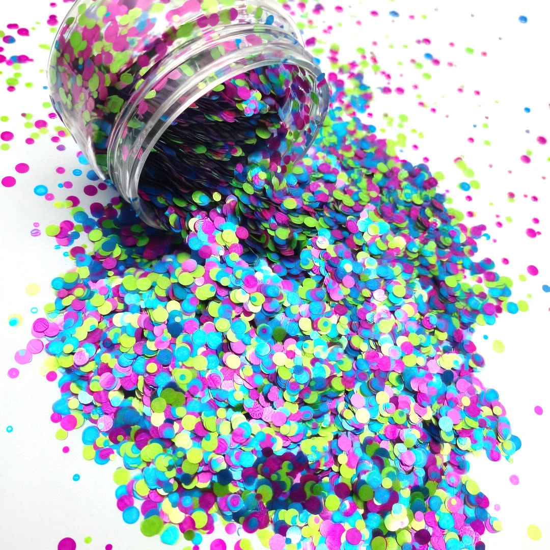 Holographic chunky glitter mix