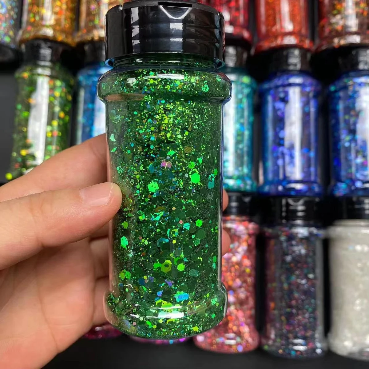 Holographic glitter · 24 colours set