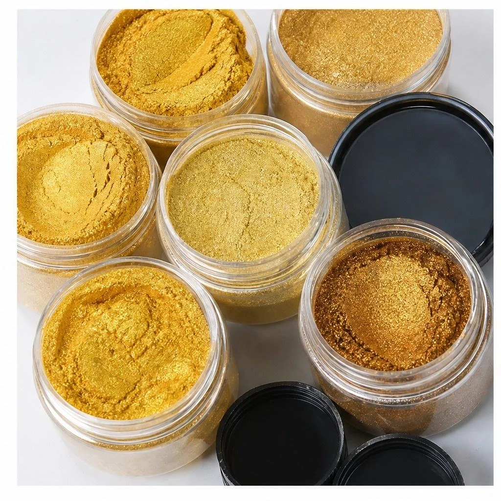 Pearlescent mica pigment