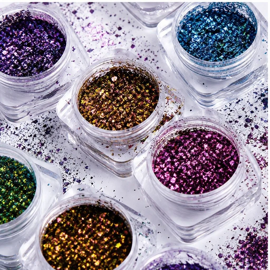 Chameleon chunky glitter mix · 19 colours set