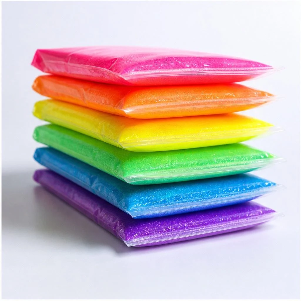 Neon fluorescent pigment powder