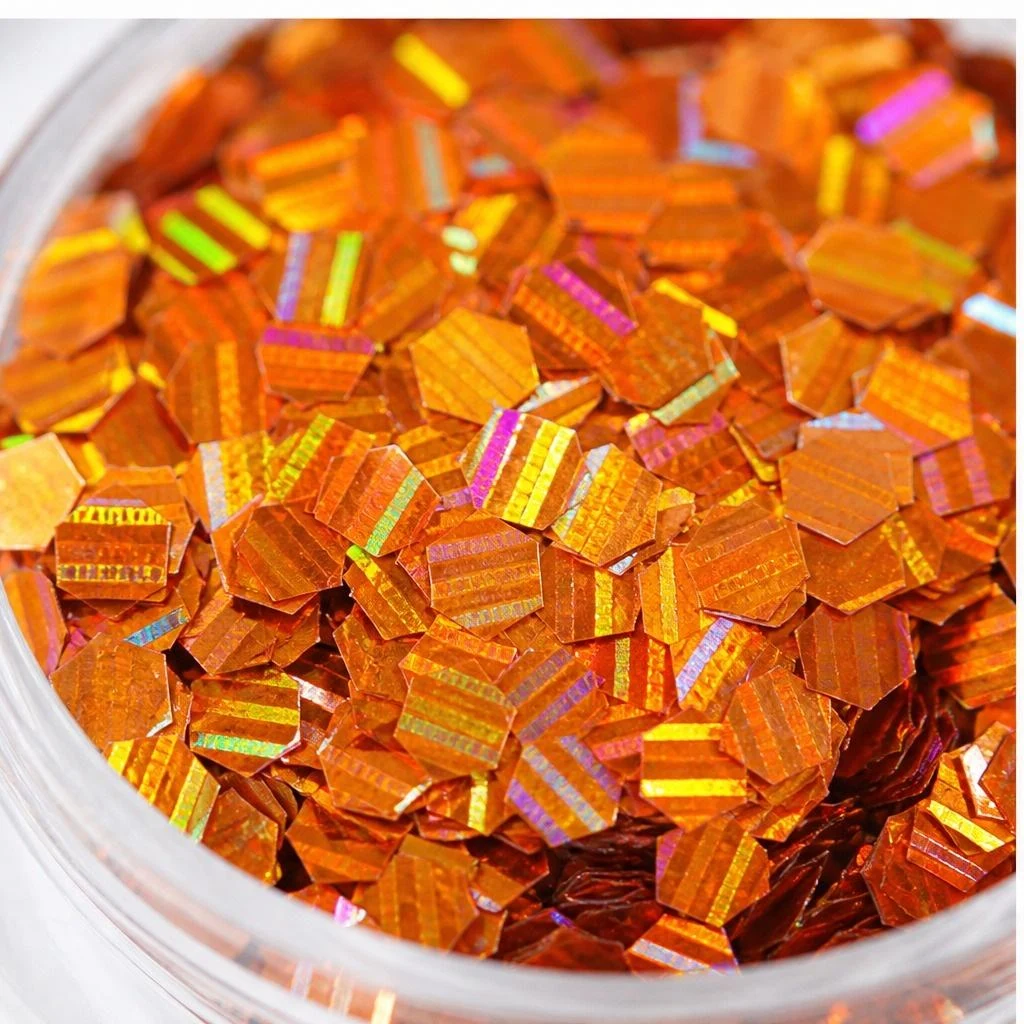 Holographic shaped glitter