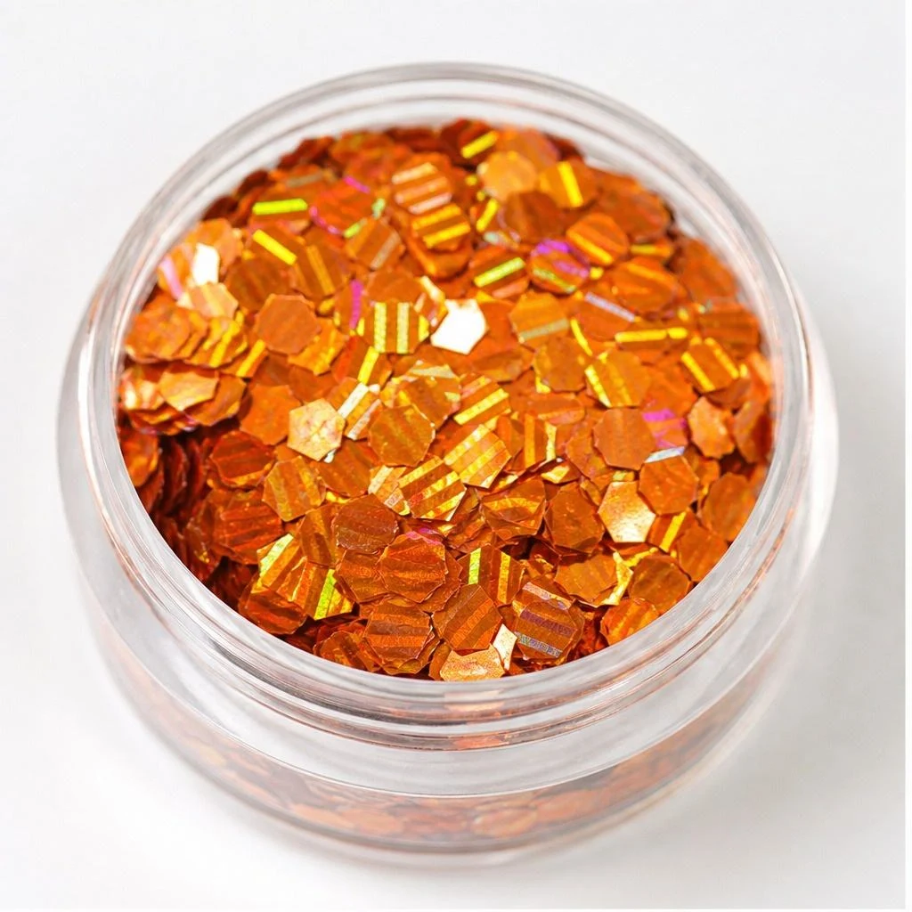 Holographic shaped glitter