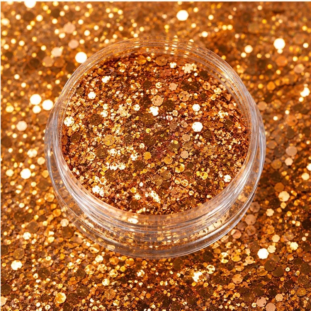 Holographic chunky glitter mix · 10g jar