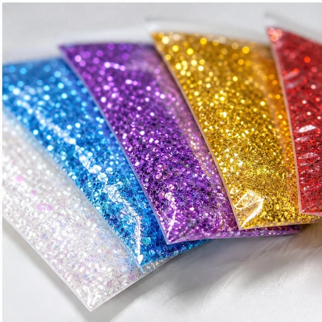 Gold metallic glitter · 50g bag