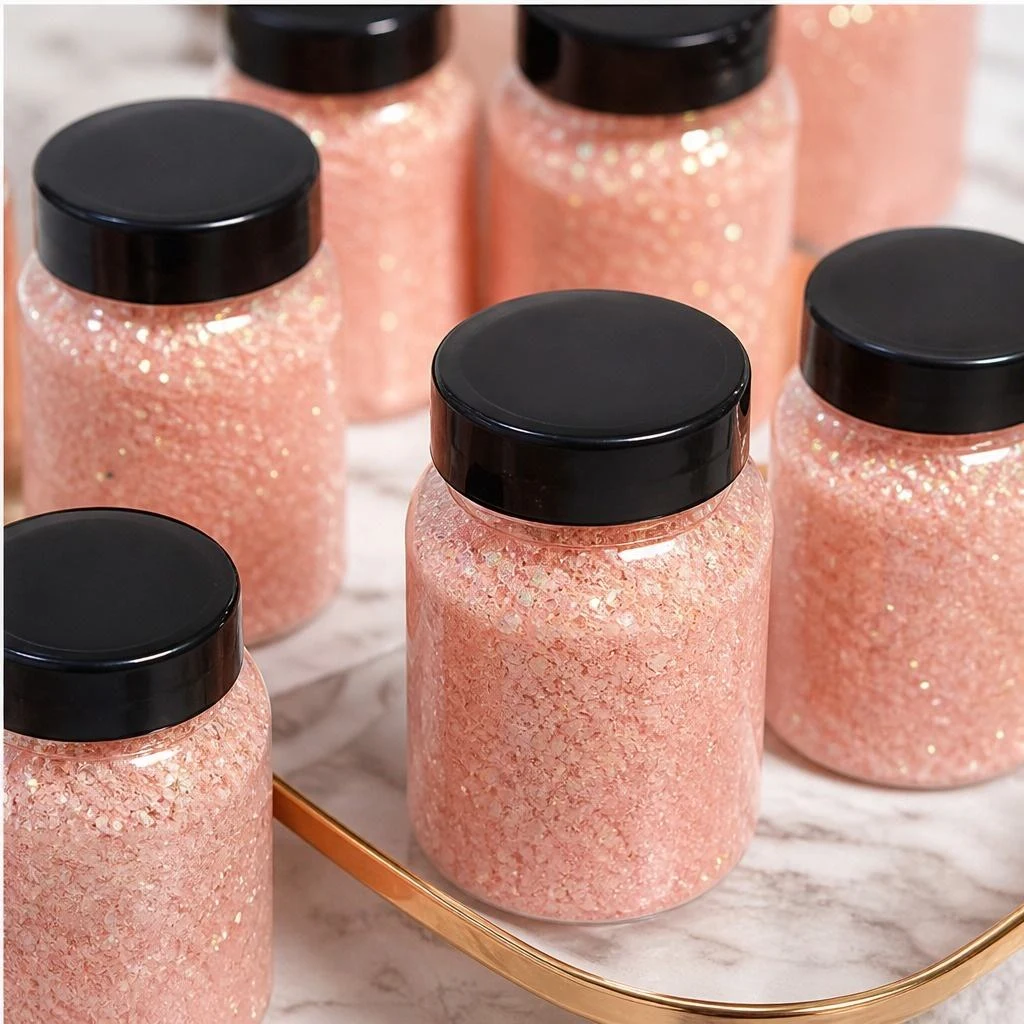 Chunky hexagon mix · 2oz shaker jar