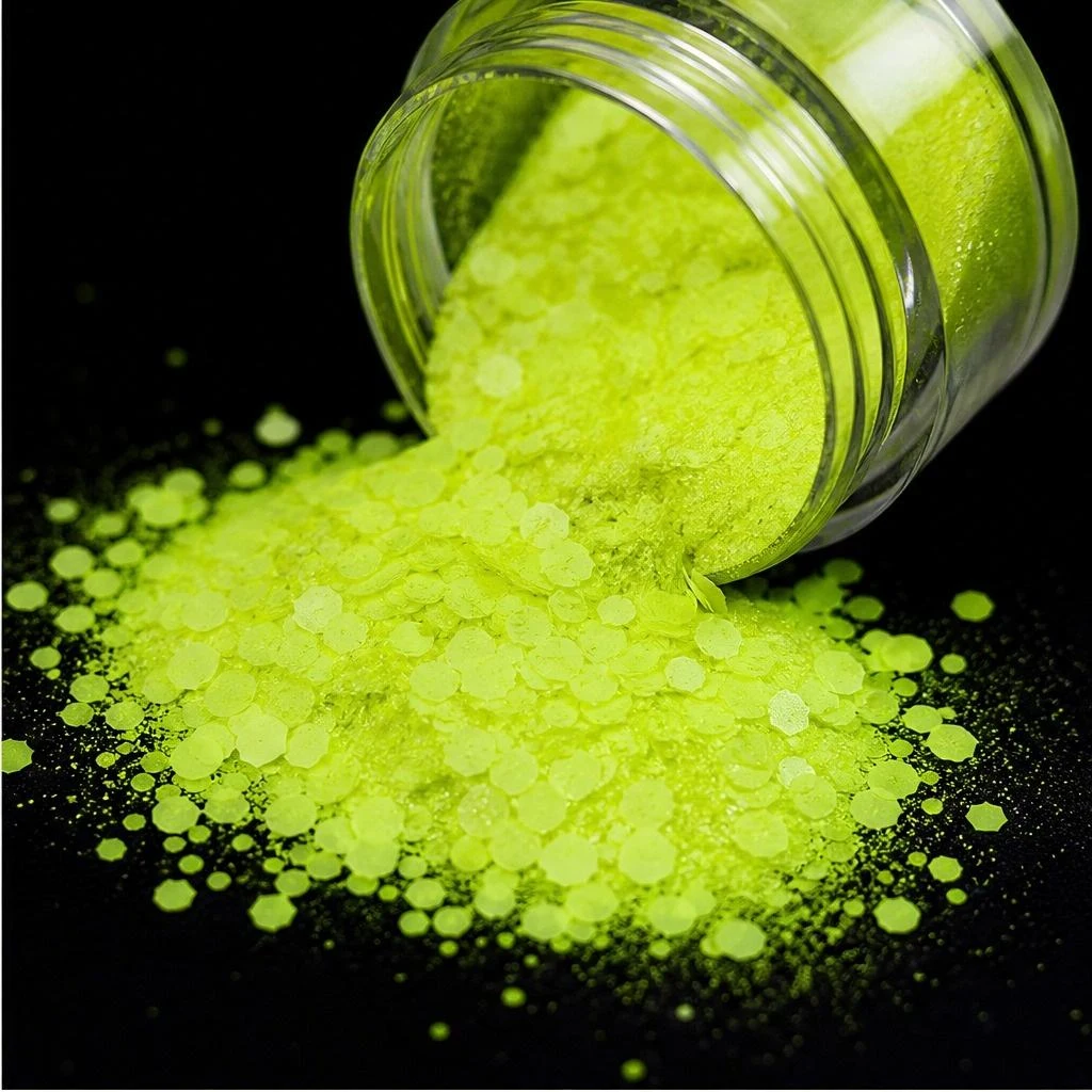 Neon chunky glitter mix