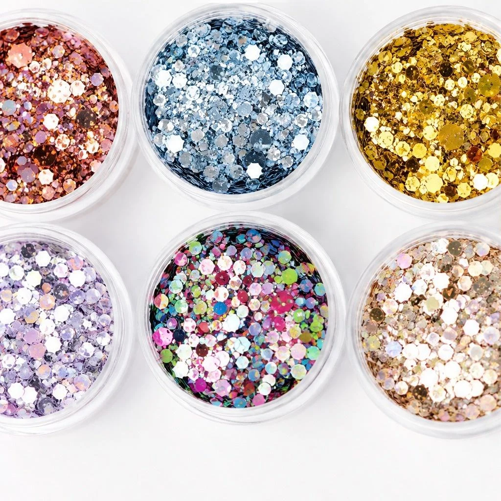 Chunky hexagon mix